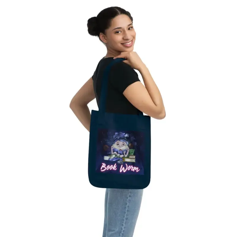 Bookworm Tote Bag Natures Best Organic Canvas