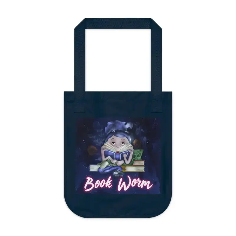 Bookworm Tote Bag Natures Best Organic Canvas