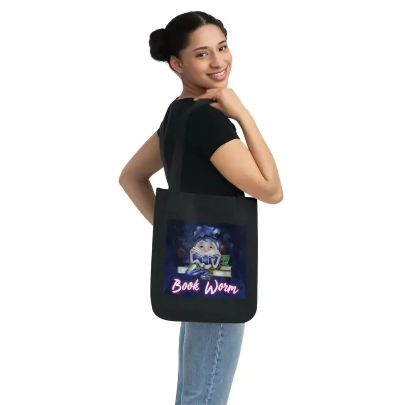 Bookworm Tote Bag Natures Best Organic Canvas