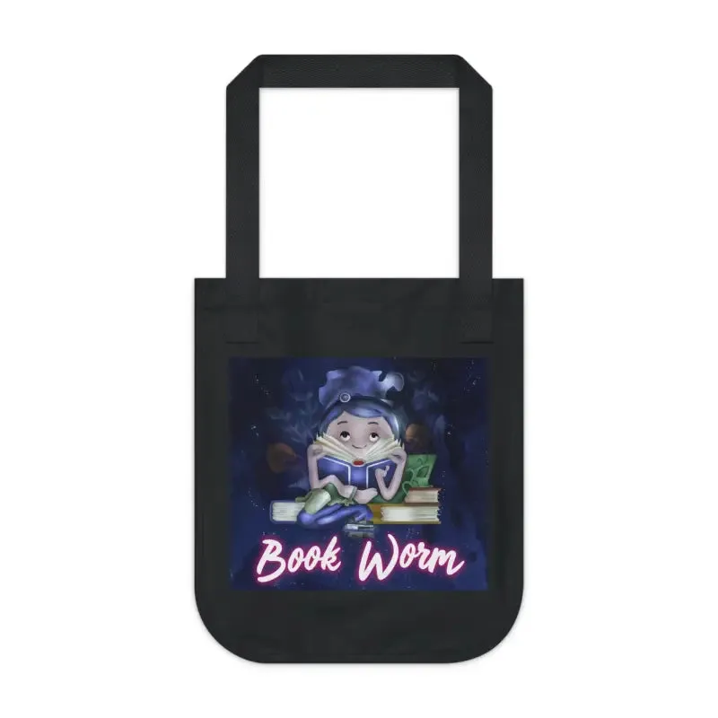 Bookworm Tote Bag Natures Best Organic Canvas