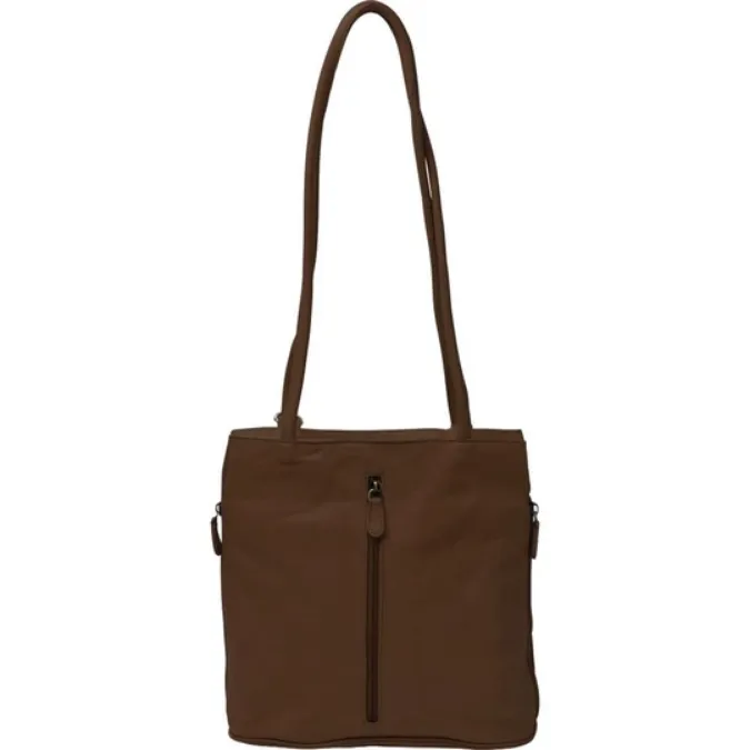 GABEE Ellie Leather 2 in 1 Convertible Shoulder Bag / Backpack