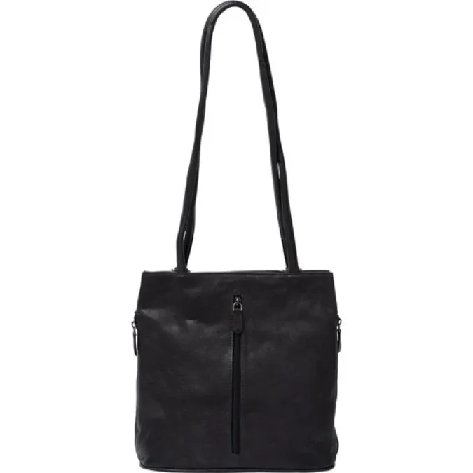 GABEE Ellie Leather 2 in 1 Convertible Shoulder Bag / Backpack