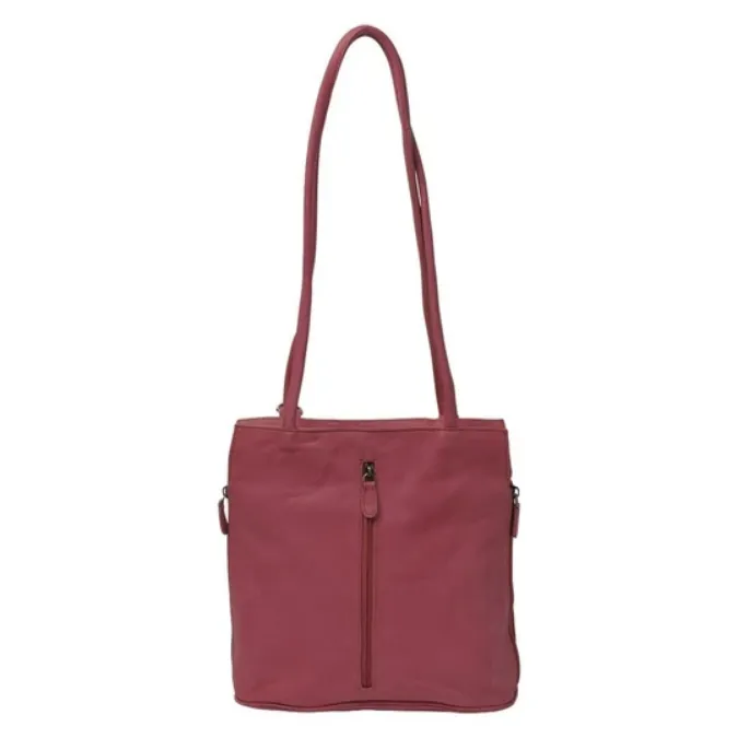 GABEE Ellie Leather 2 in 1 Convertible Shoulder Bag / Backpack