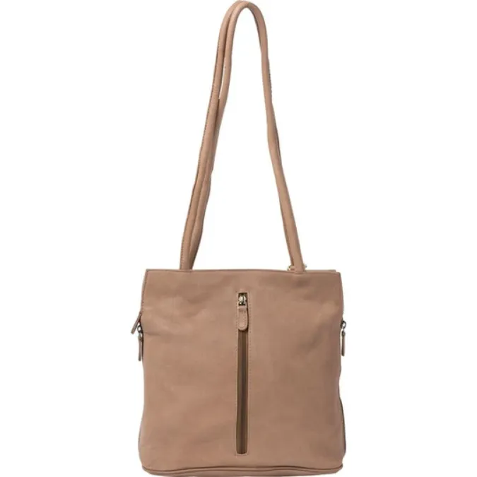 GABEE Ellie Leather 2 in 1 Convertible Shoulder Bag / Backpack