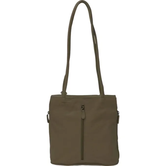 GABEE Ellie Leather 2 in 1 Convertible Shoulder Bag / Backpack