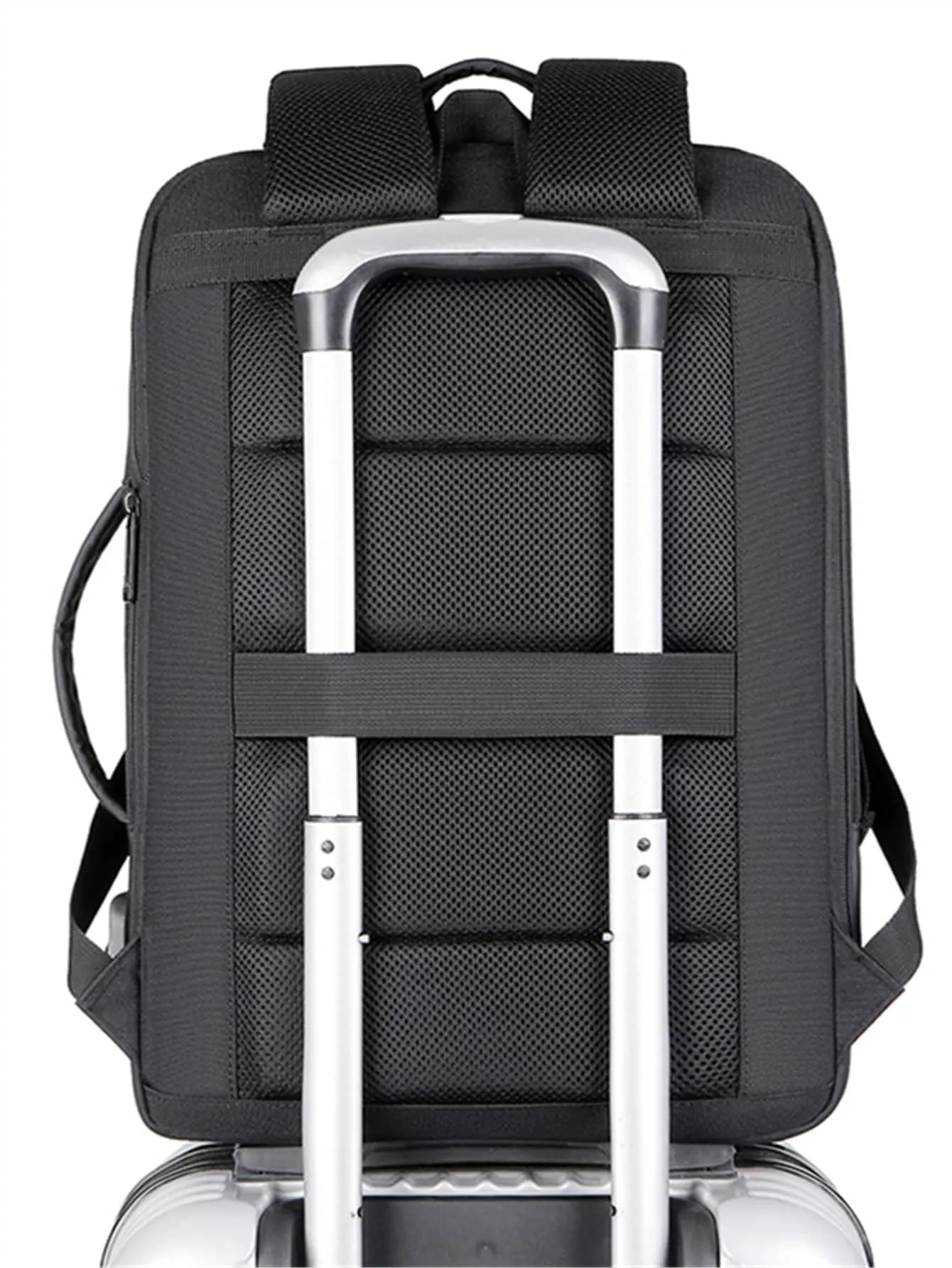 Minimalist Laptop Backpack Medium Black For Business