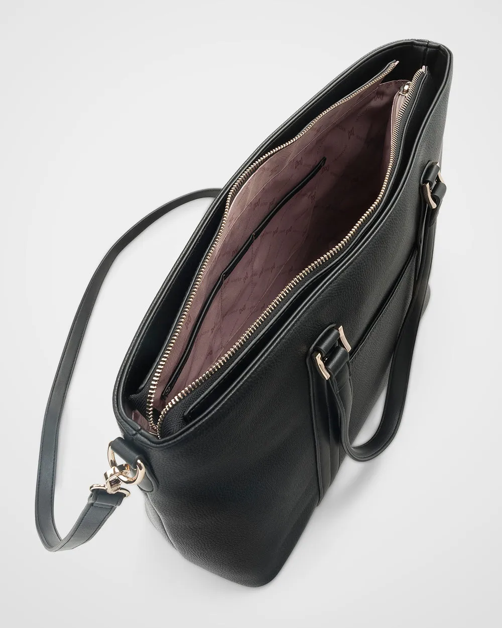 Tara Laptop Tote Work Bag   Monogram Bag Strap